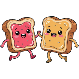 Toast Besties sticker